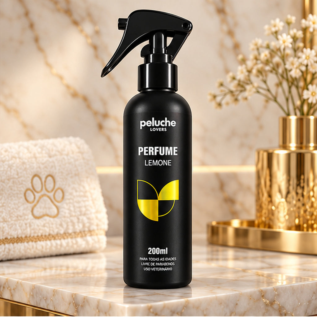 Perfume Lemone Peluche 200 ml em cenário premium