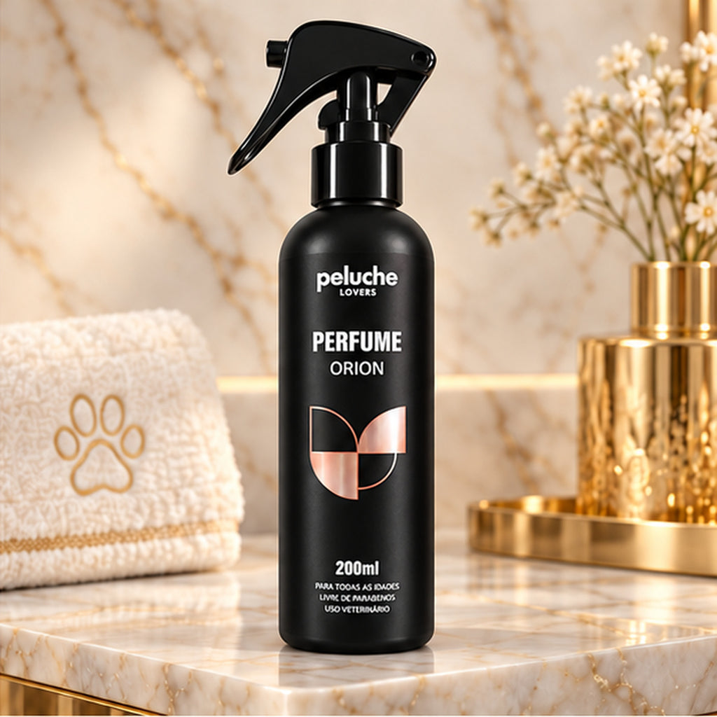Perfume Orion Peluche 200 ml em cenário premium