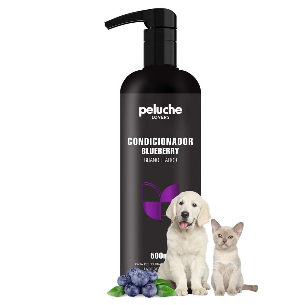 Condicionador Blueberry Branqueador Peluche — 500 ml