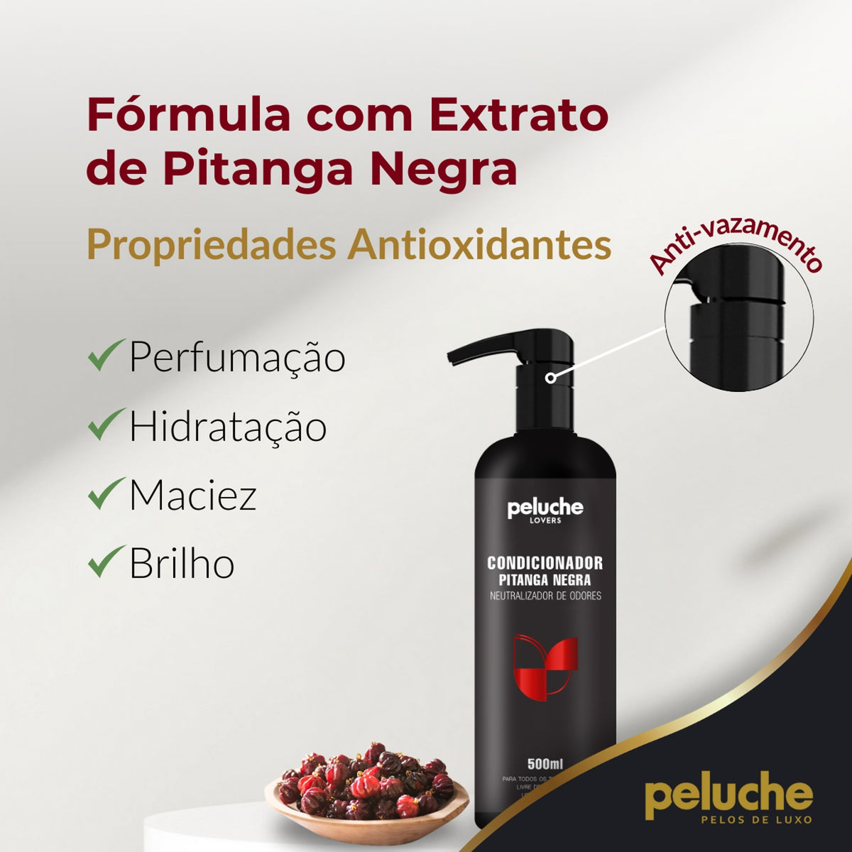 Condicionador Pitanga Negra Peluche — 500 ml