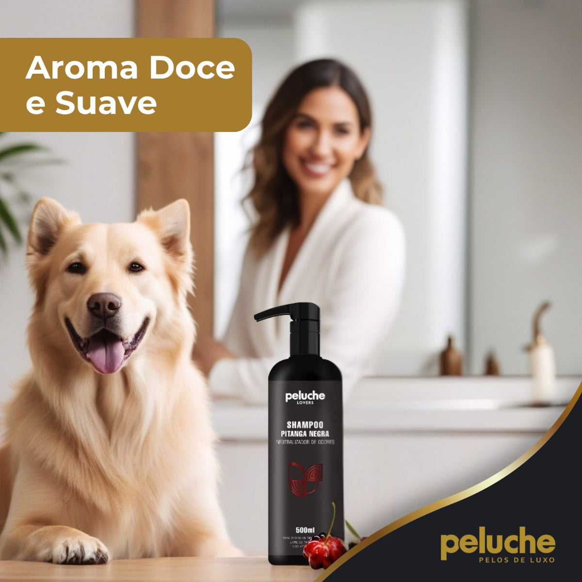Shampoo Pitanga Negra Peluche — 500 ml