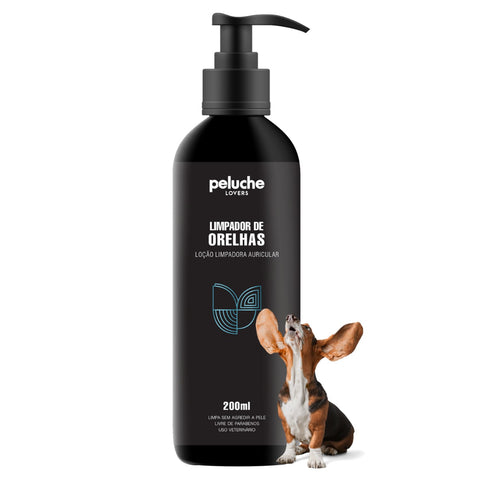 Loção Limpadora Auricular Peluche 200ml — produto incluído no kit