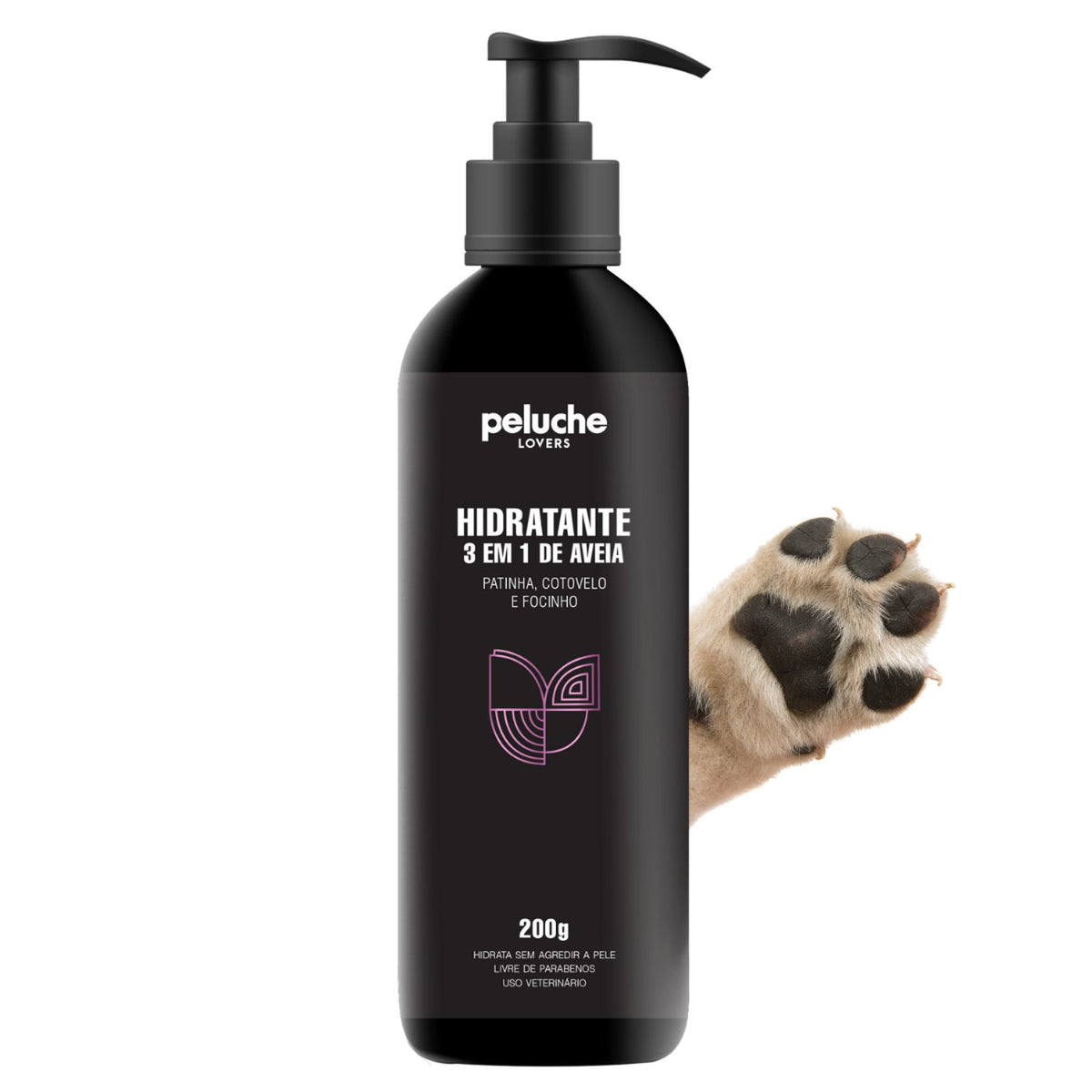 Hidratante 3 em 1 de Aveia Peluche — 200 g