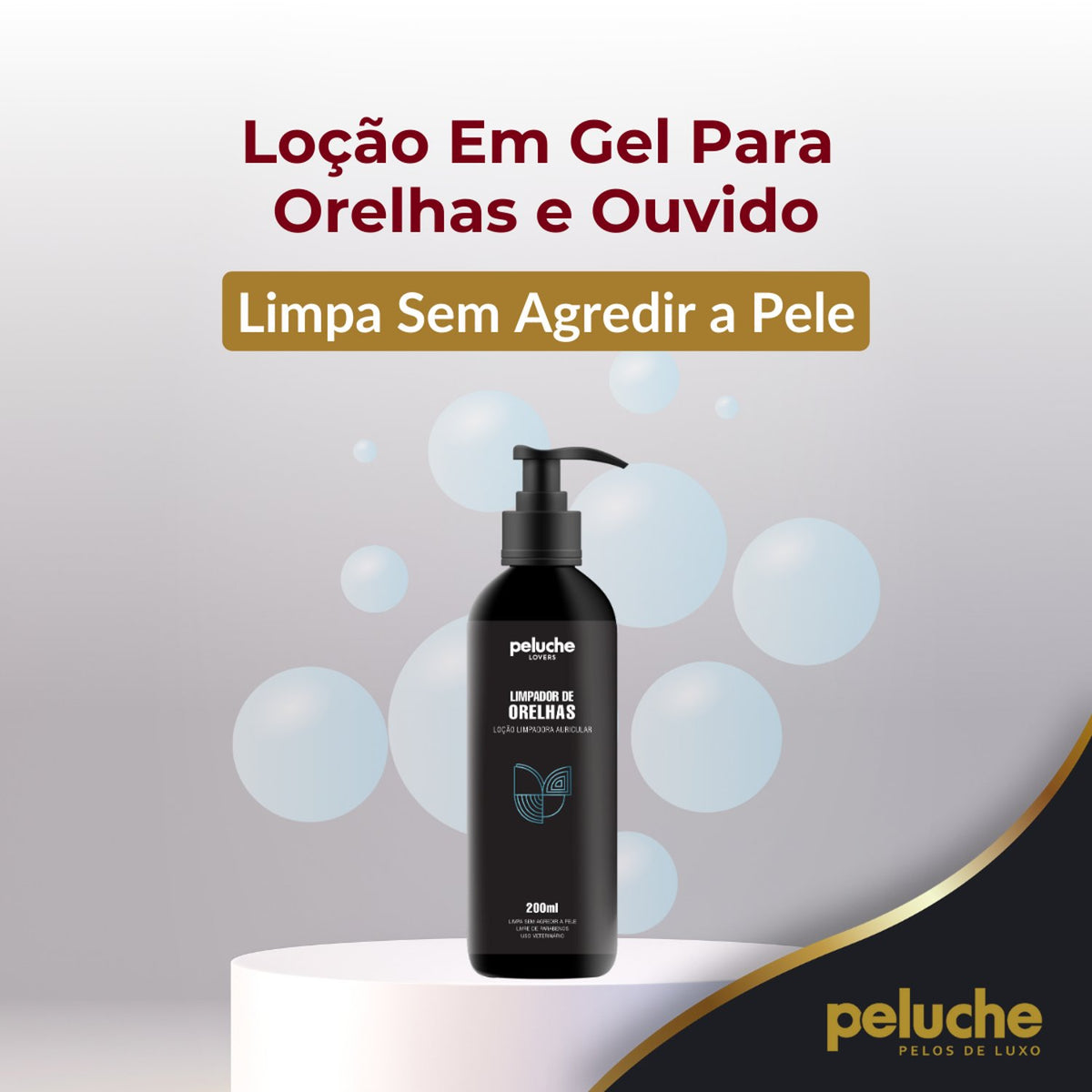 Limpador de Orelhas Peluche — 200 ml