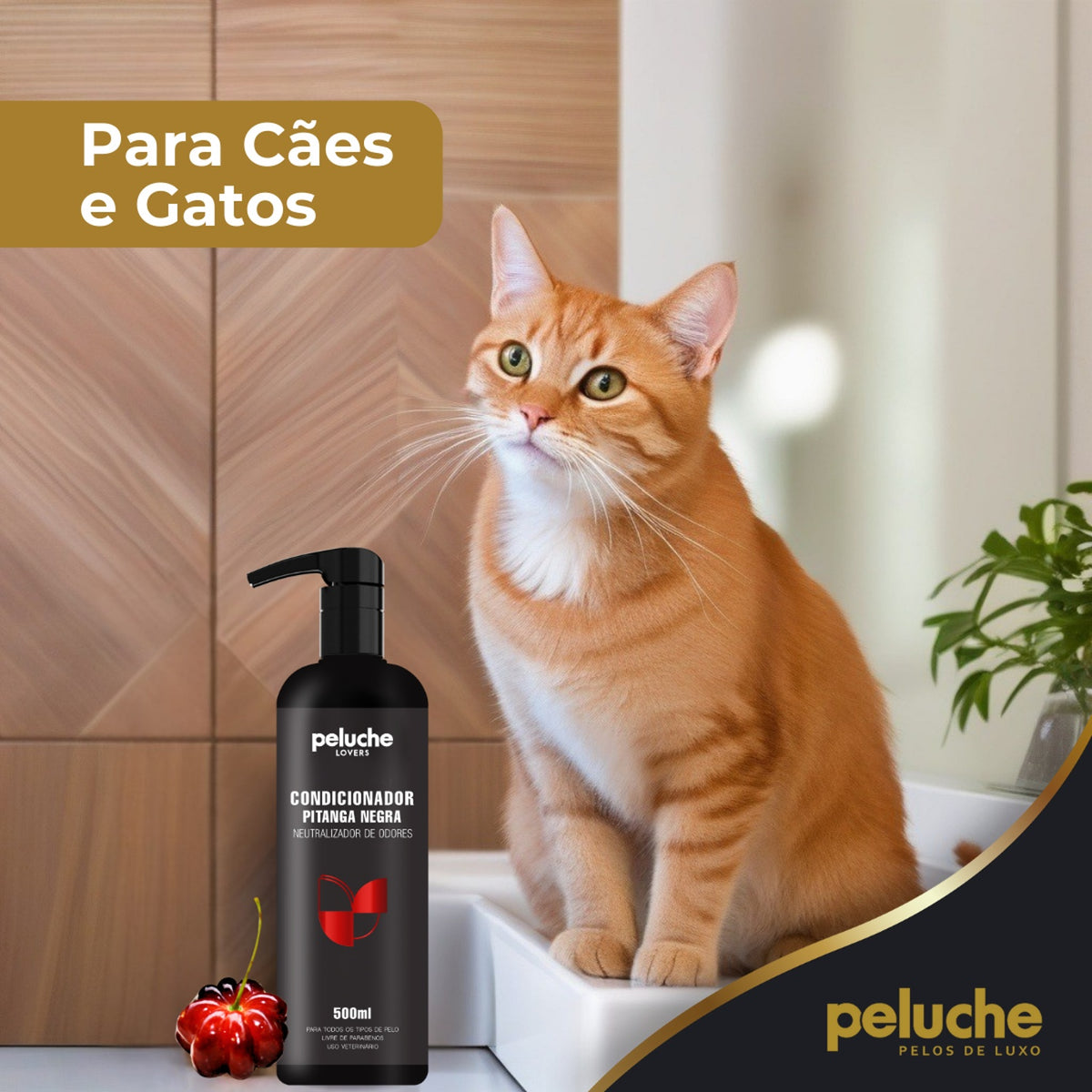 Condicionador Pitanga Negra Peluche — 500 ml