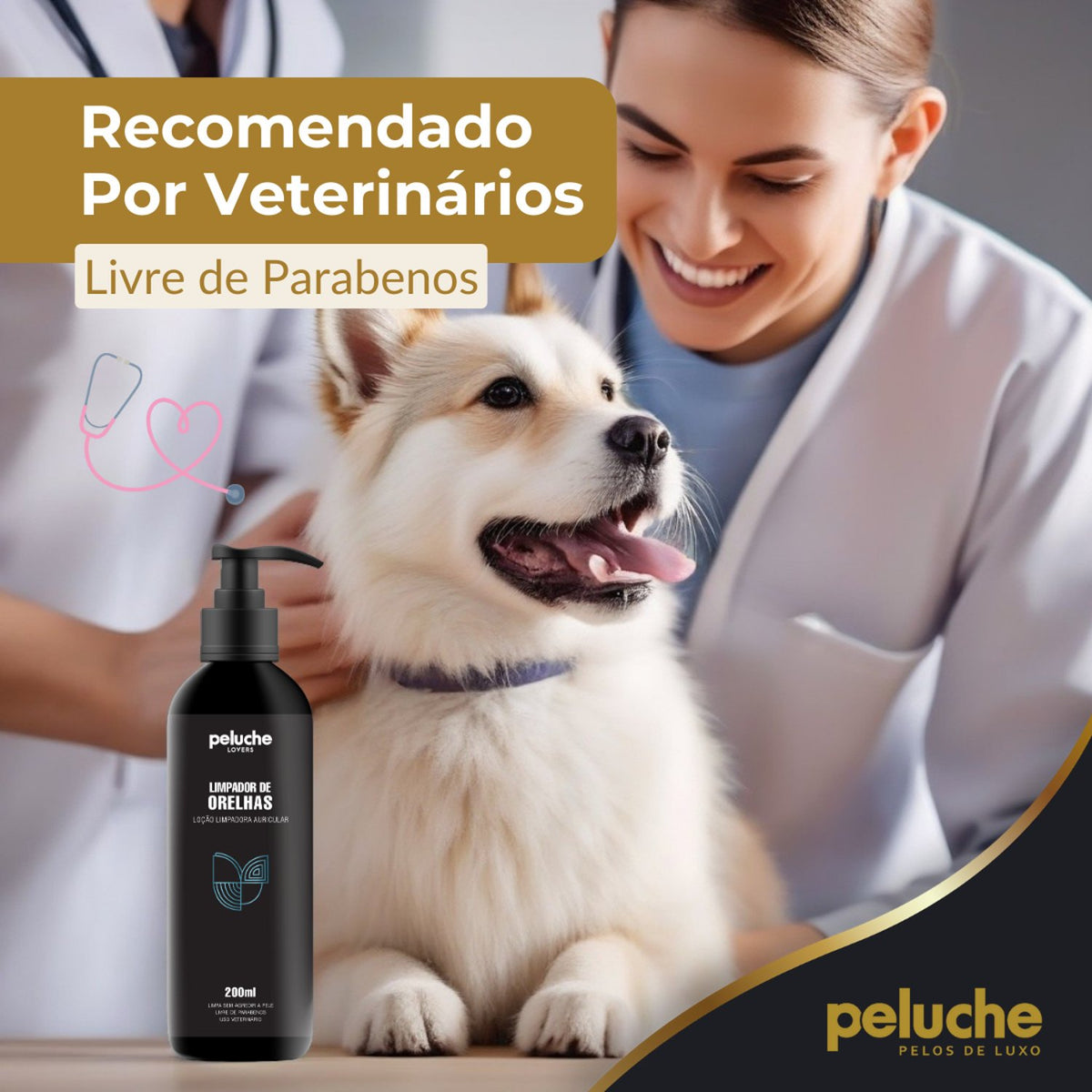 Limpador de Orelhas Peluche — 200 ml