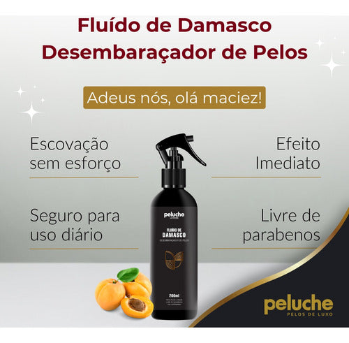 Fluido Desembaraçador Damasco Peluche — 200 ml