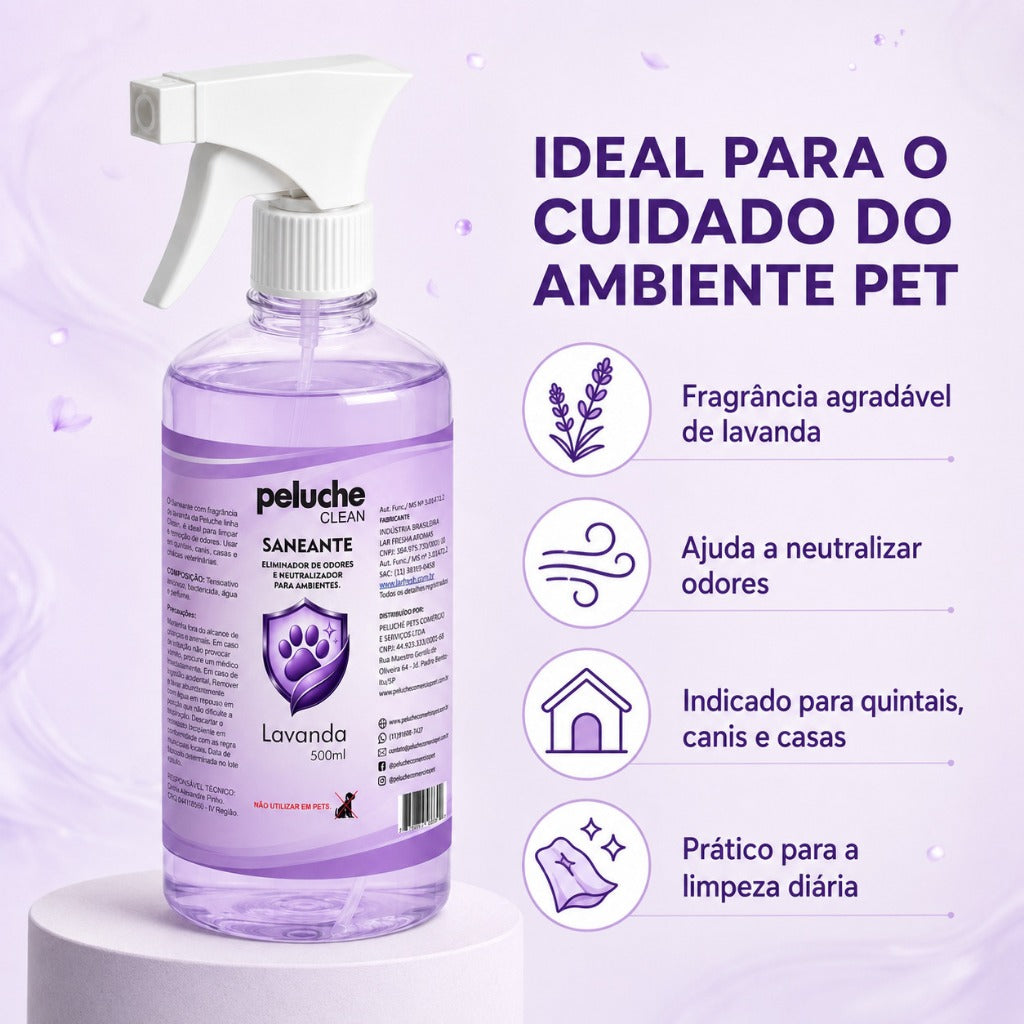 Saneante Lavanda Peluche Clean — 500 ml