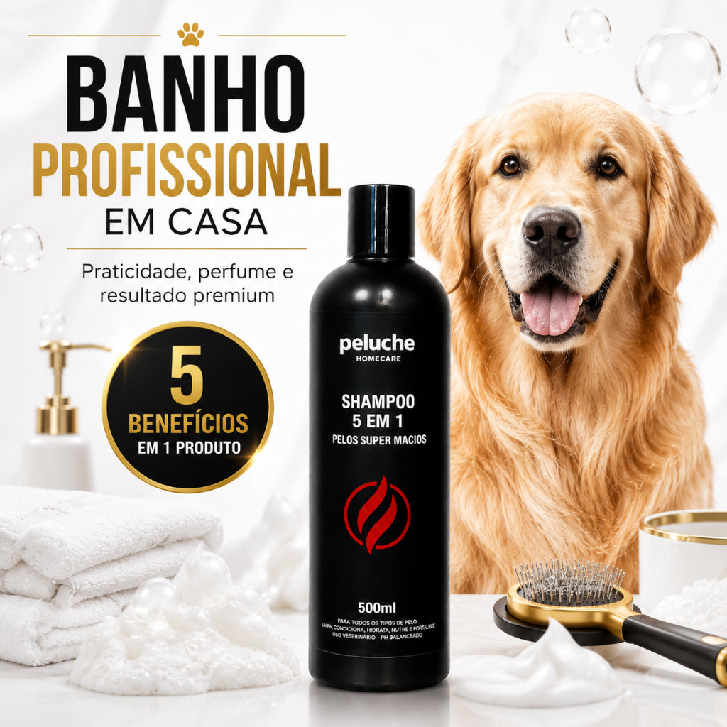 Shampoo 5 em 1 Peluche — 500 ml