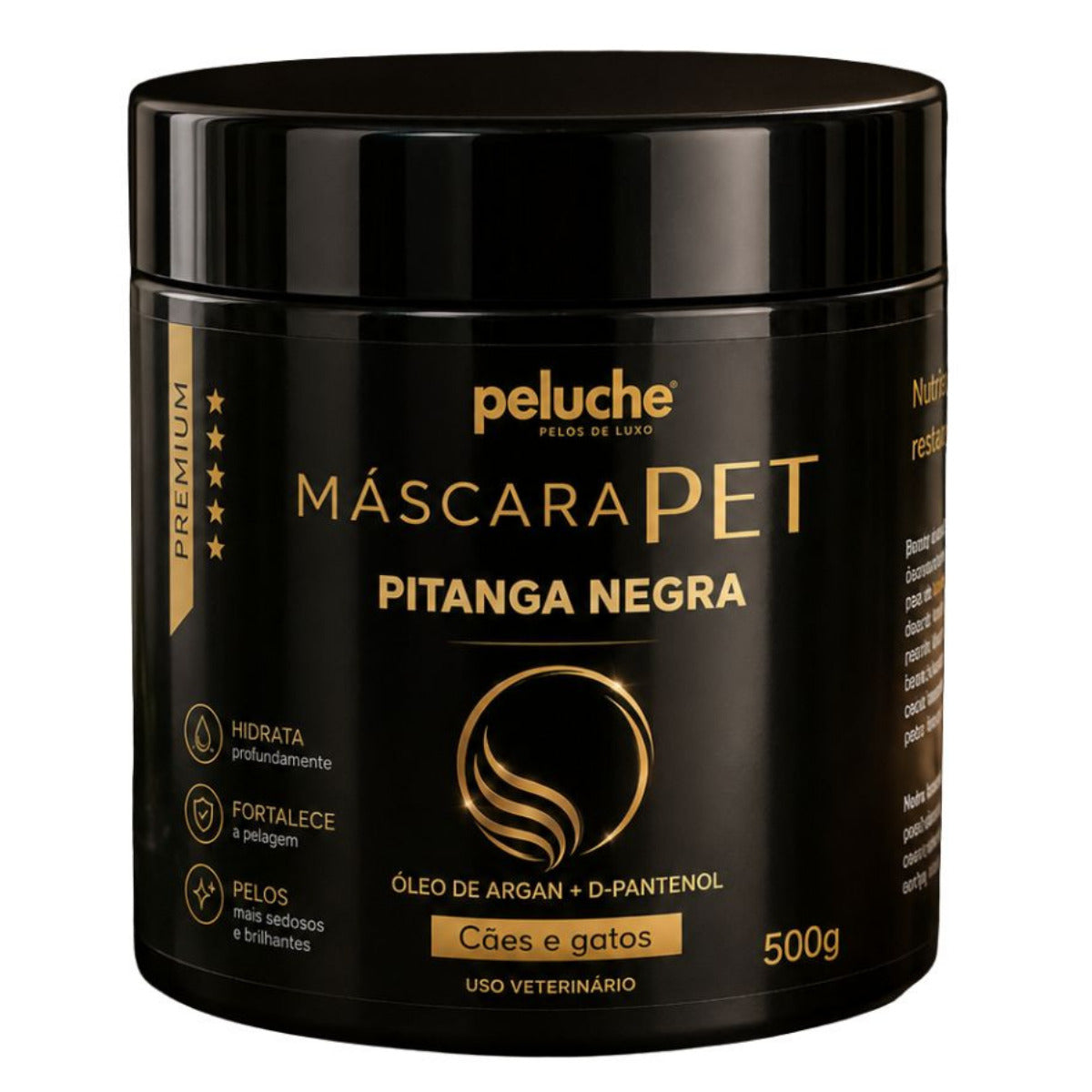 Máscara de Hidratação Pitanga Negra Peluche — 500 g