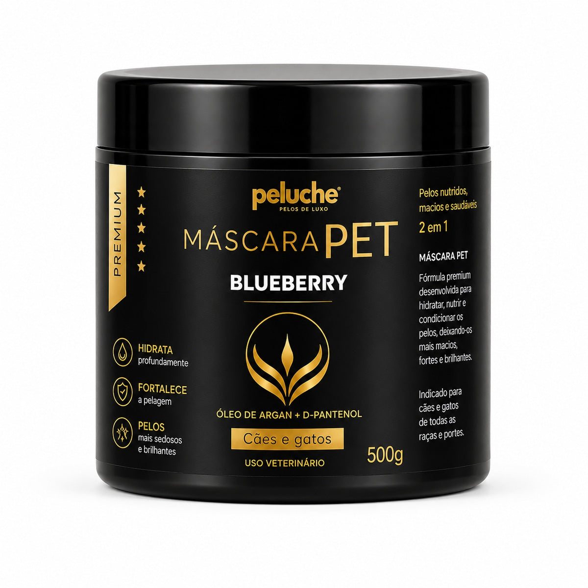 Máscara de Hidratação Blueberry Peluche — 500 g